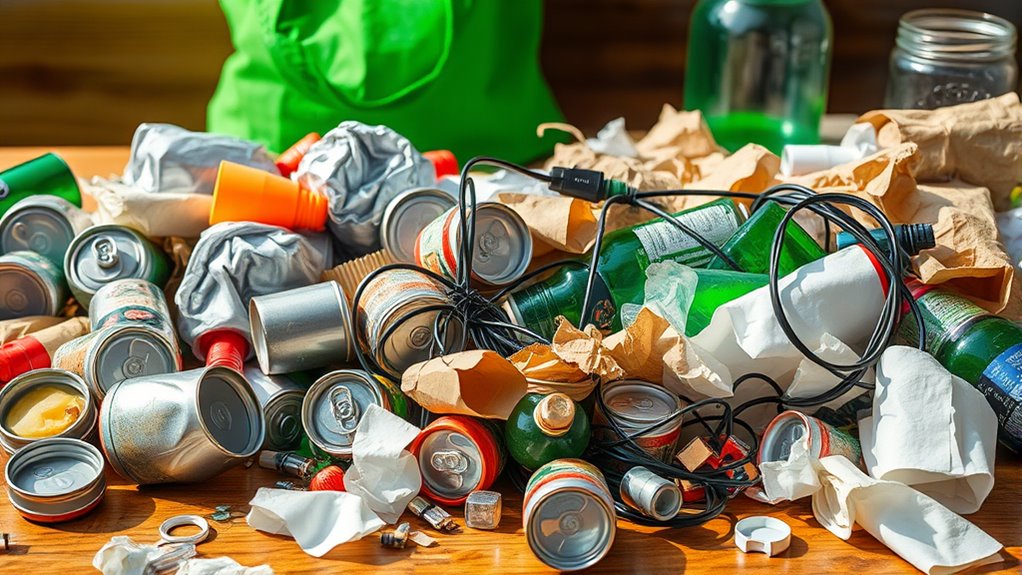 identify and manage waste materials