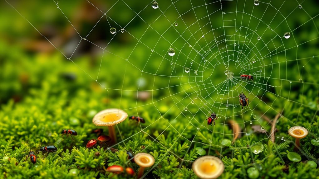 interconnected food chain web