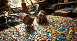 landfill waste becomes stylish furniture