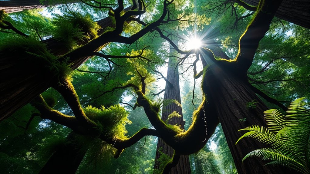 layered canopy captures moisture