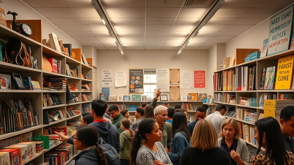 library membership borrowing participation