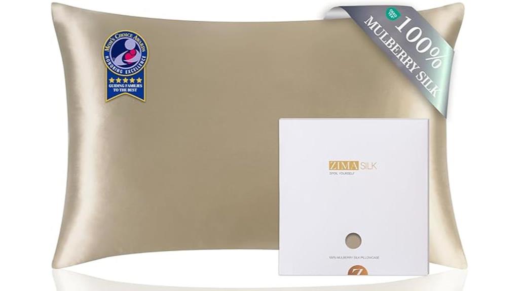 luxury queen silk pillow