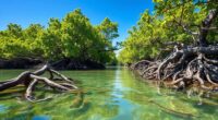 mangroves safeguard coastal shores