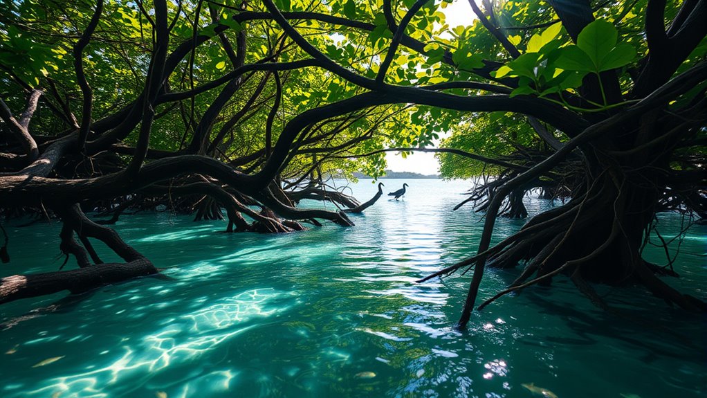 mangroves support fish populations