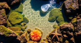 marine life at shoreline