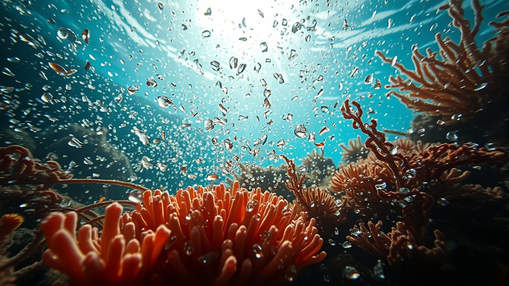 microplastics disperse via natural forces