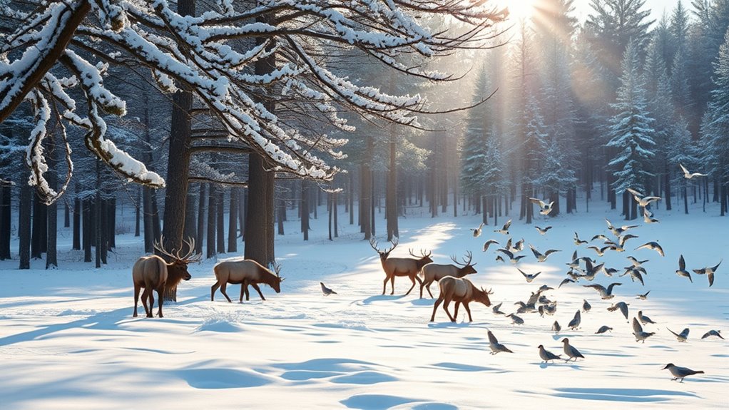 migration helps animals survive winter