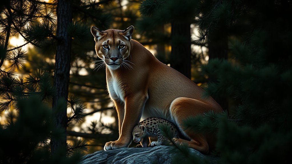 mountain lion reproductive behavior