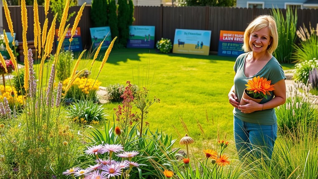 native plant lawn incentives