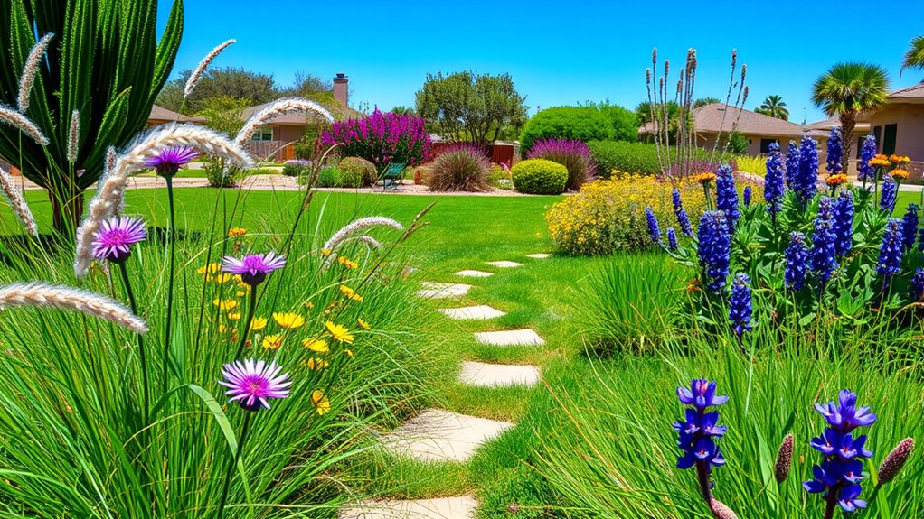 native plants reduce water use