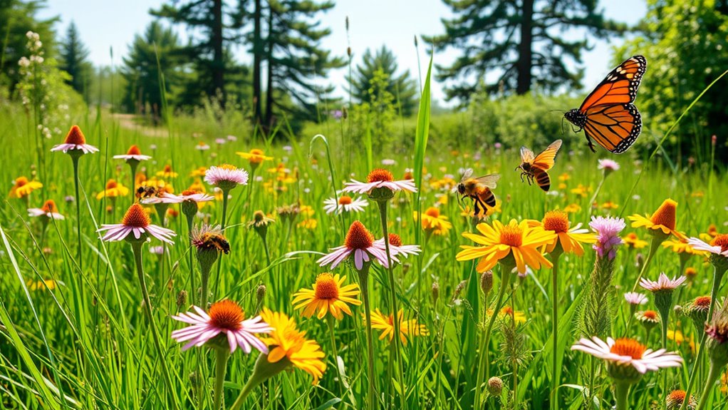 native plants support pollinators
