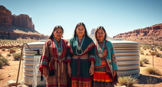 navajo women bring clean water