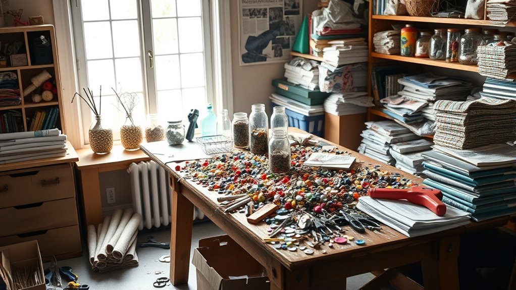 organize supplies safely efficiently