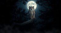 owls dominate nighttime skies