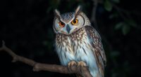 owls silent night hunts