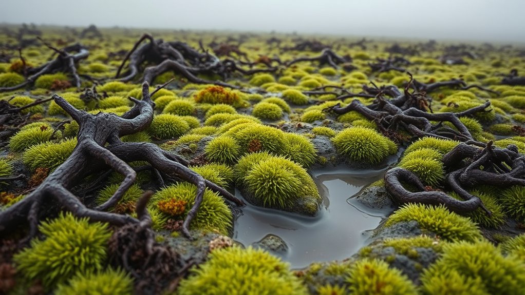 peatlands form through waterlogged organic accumulation