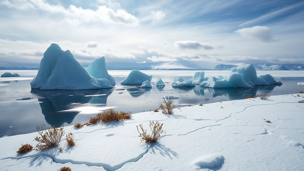 permafrost influences water and vegetation