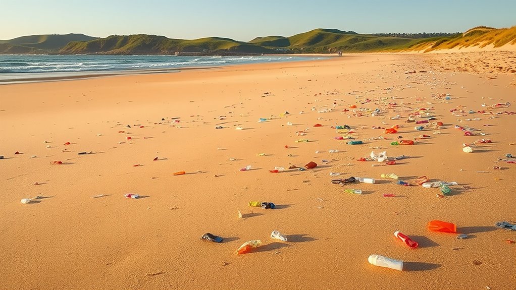 plastic bag bans reduce shoreline litter