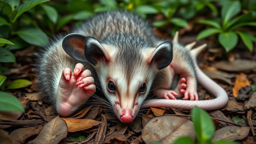 playing dead deters predators