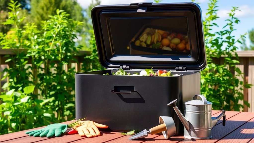 proper compost bin setup