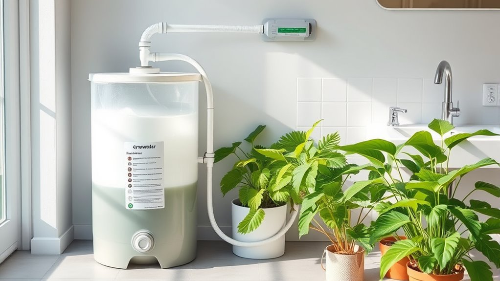 proper greywater treatment and storage