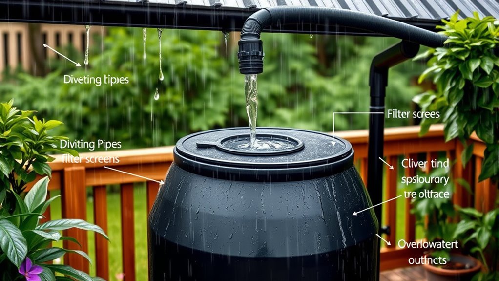 rainwater collection system components