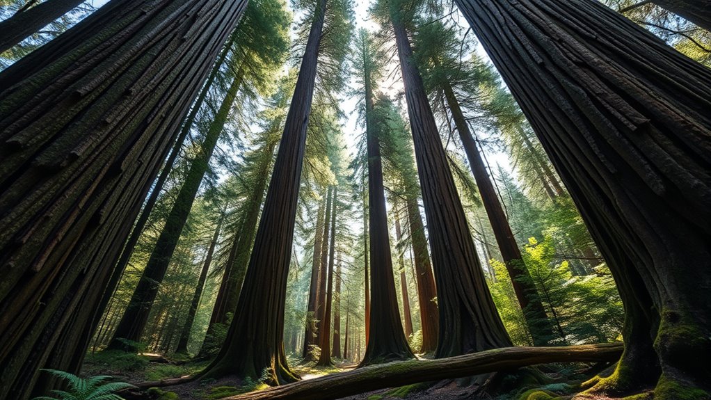 redwoods layered diverse structure