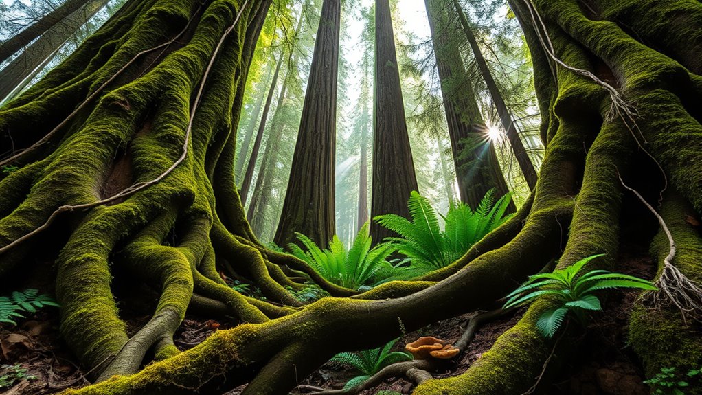 redwoods support diverse ecosystems