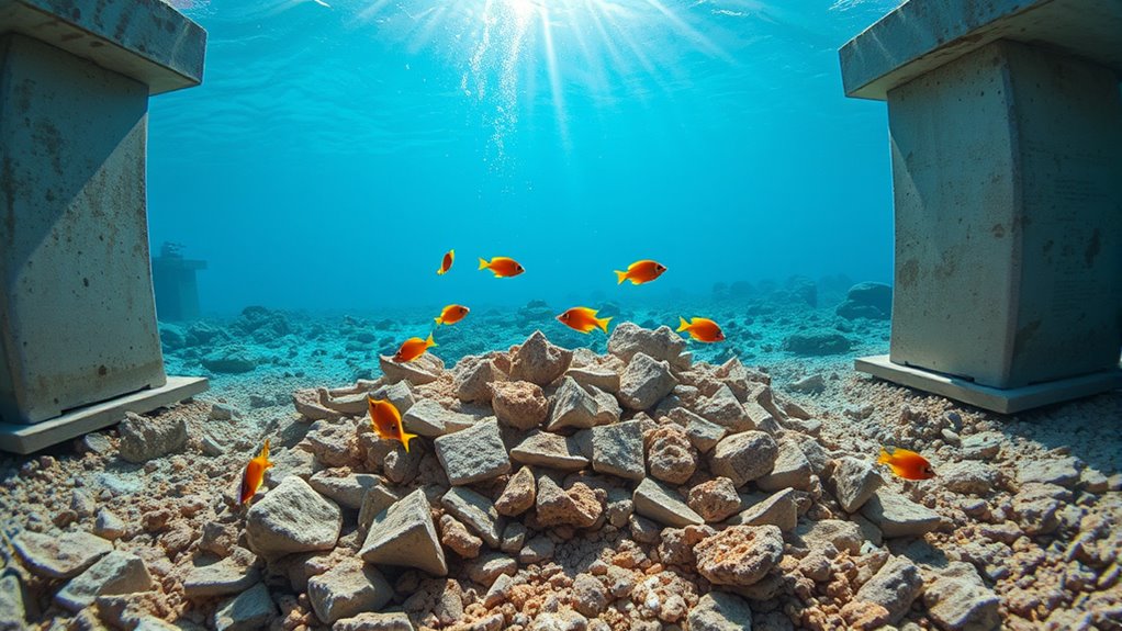 reef stabilization and support