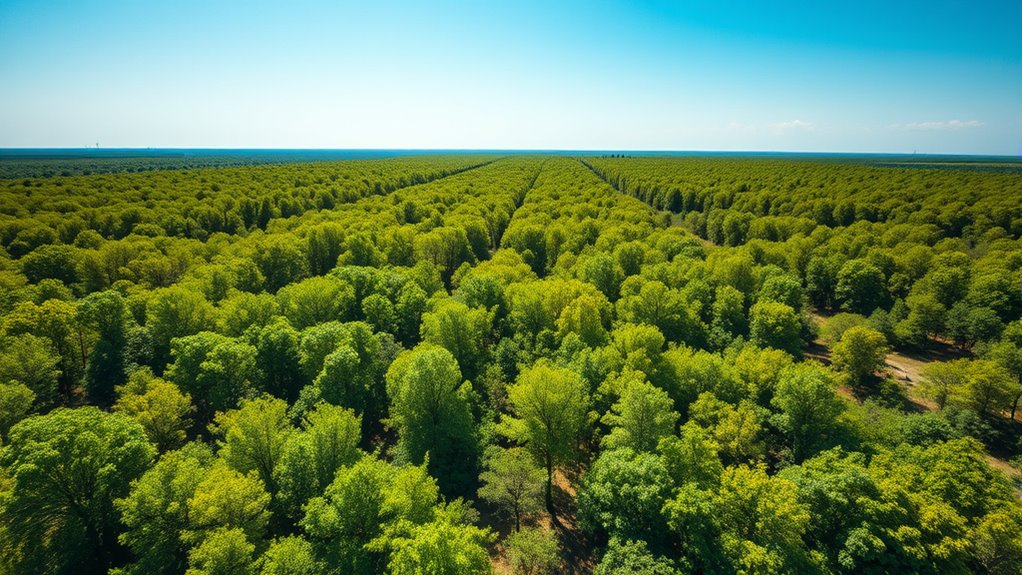 reforestation offsets emissions effectively