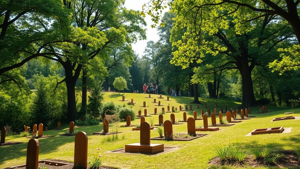 regional eco burial regulation influence