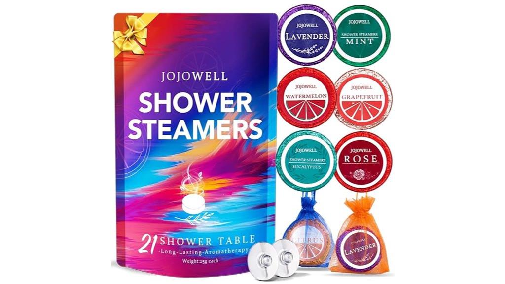 relaxing shower steamers aromatherapy