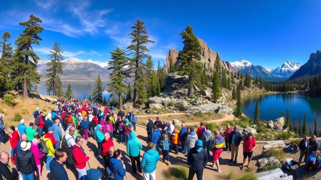 rising visitors challenge parks