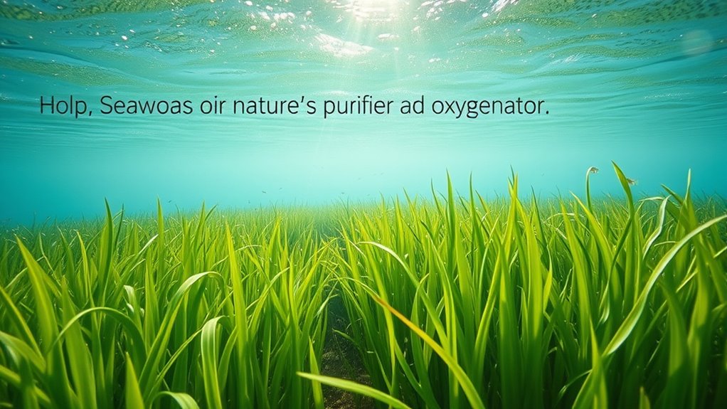 seagrass filters and oxygenates