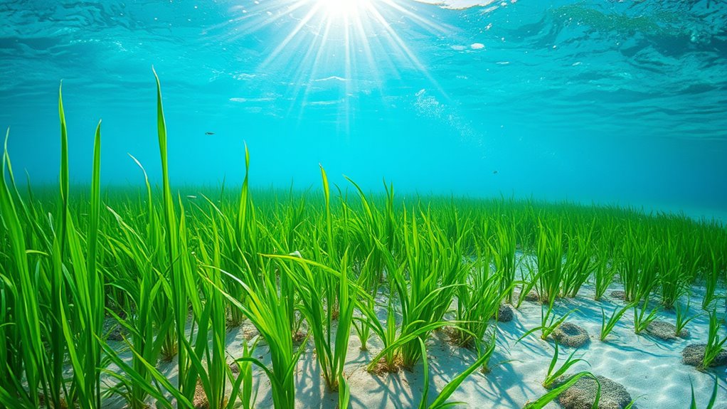seagrasses stabilize and protect