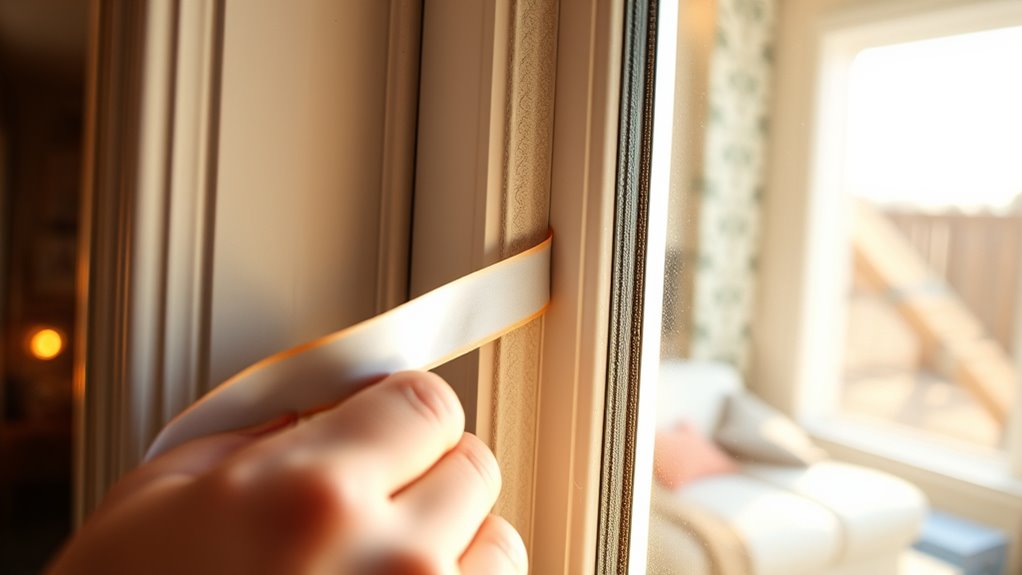 seal gaps for better insulation