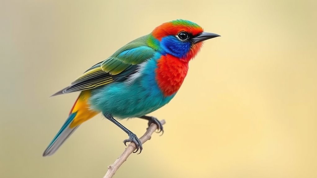 seed eating and insect foraging