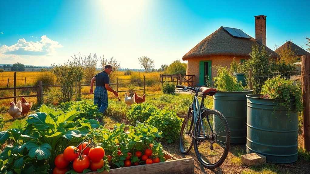 self sufficient sustainable food growing