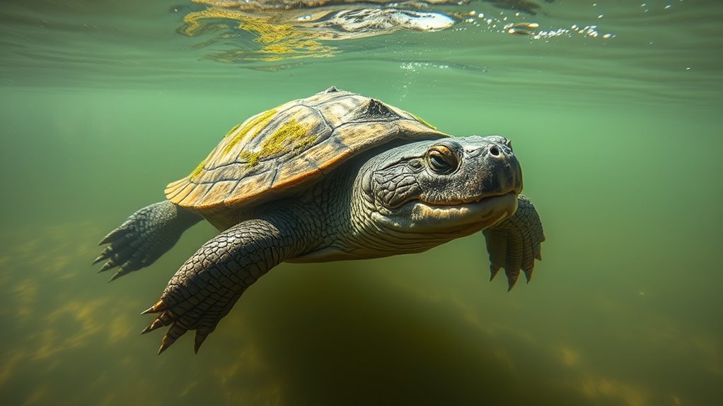 slow nocturnal aquatic drifting