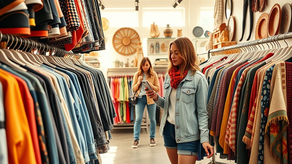 social media inspires thrift shopping