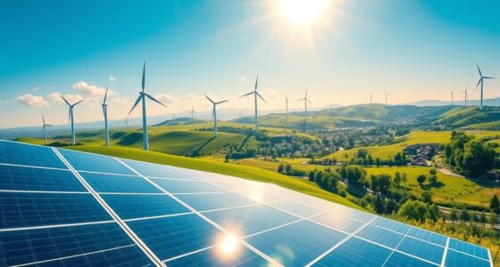 solar and wind power