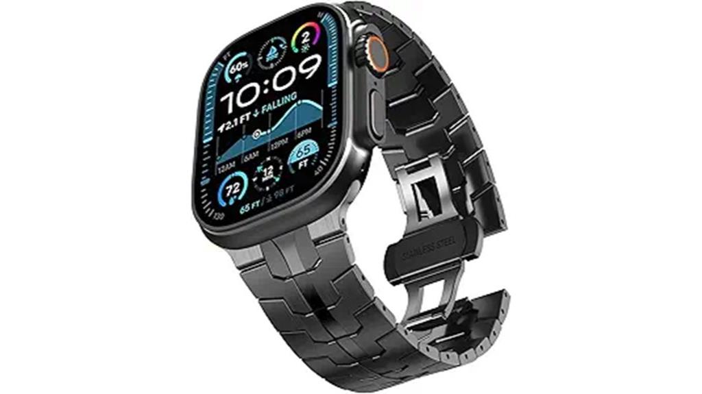 stainless steel apple watch strap