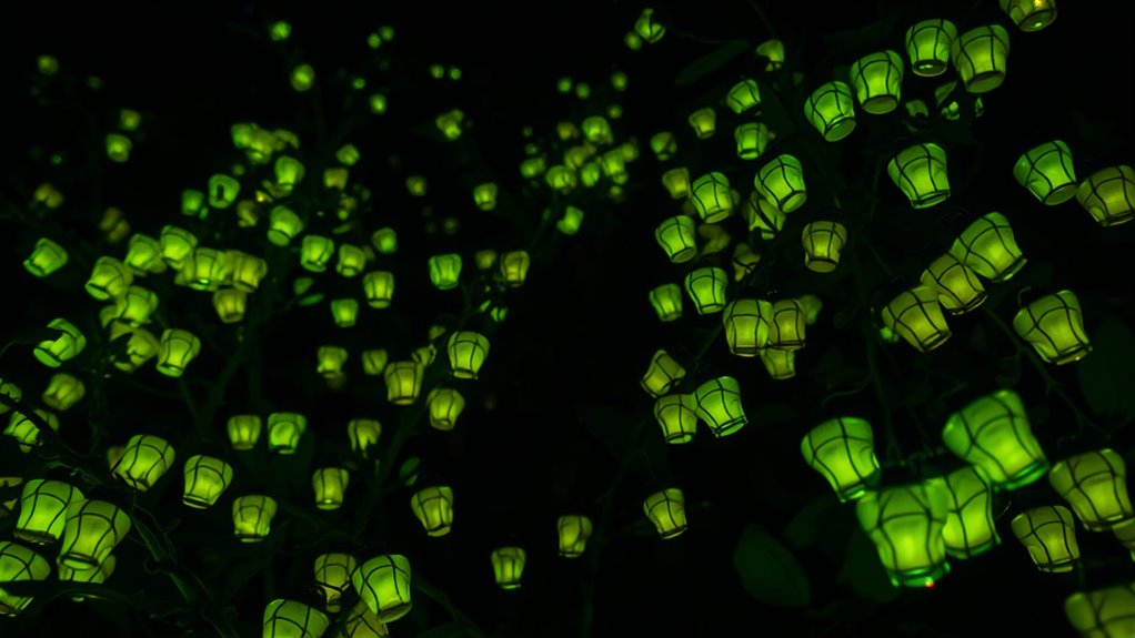 structured bioluminescent organs