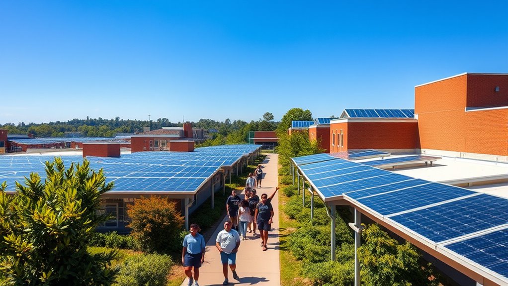 students achieve complete solar power