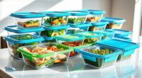 stylish fresh keeping glass containers