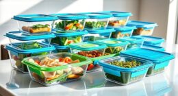 stylish fresh keeping glass containers