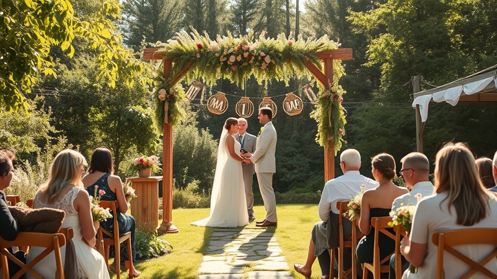 sustainable venue and menu