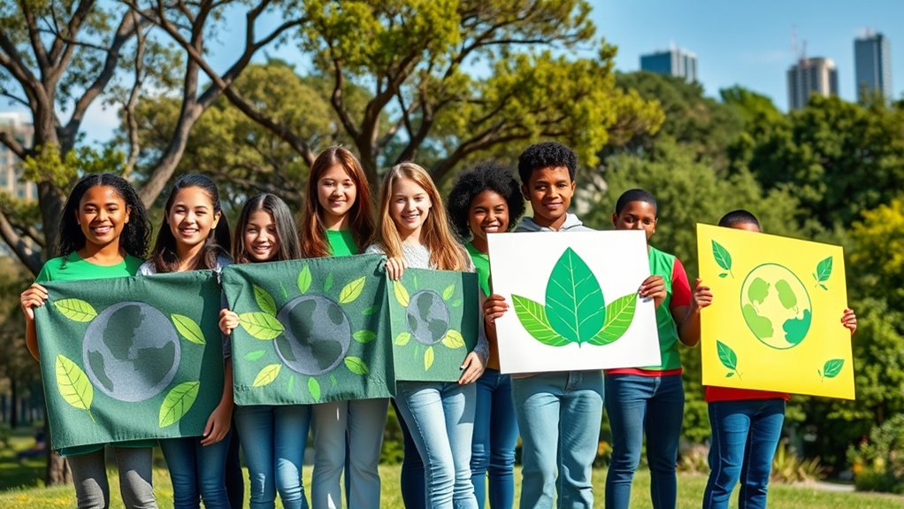 teen activism via protests and online campaigns