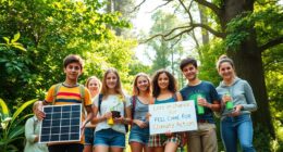 teen climate activists rally