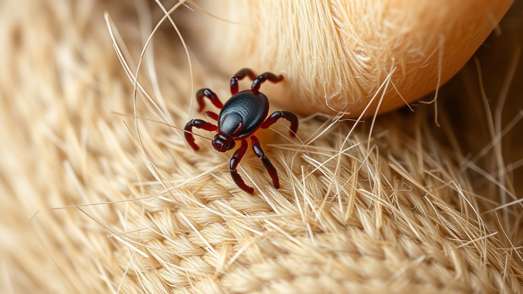 ticks transmit disease through bloodfeeding